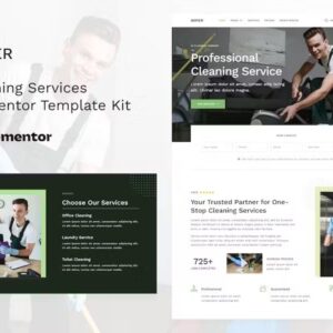 Wiper – Cleaning Services Elementor Template Kit Latest Version